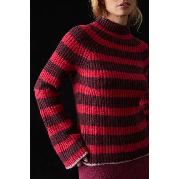 Maeve Striped Turtleneck Sweater - XS New - Picture 4 of 8